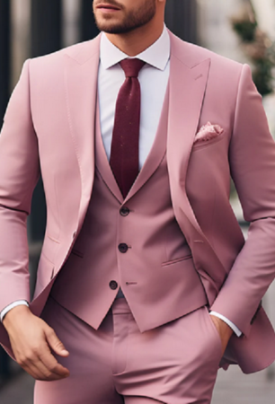 Dusty Rose Pink Suits