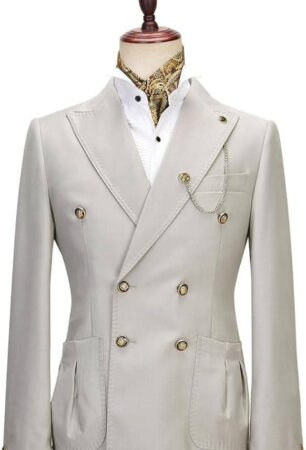 Men Business Casual Suit Slim